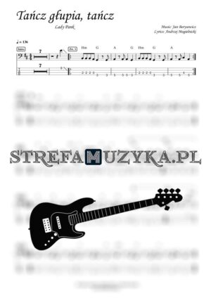Tańcz Głupia, Tańcz - Lady Pank - Gitara Basowa - StrefaMuzyka.pl
