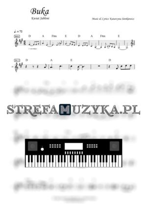 Buka - Kwiat Jabłoni nuty pdf na keyboard