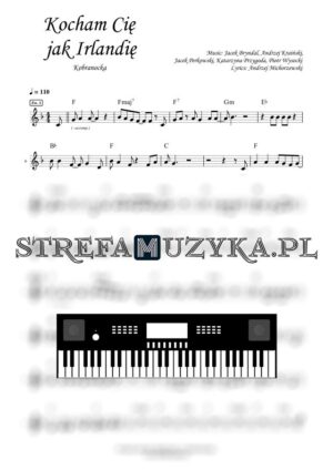 Kocham Cię jak Irlandię - Kobranocka - Keyboard - StrefaMuzyka.pl