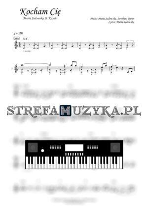 Kocham Cię - Maria Sadowska ft. Kayah nuty pdf na keyboard