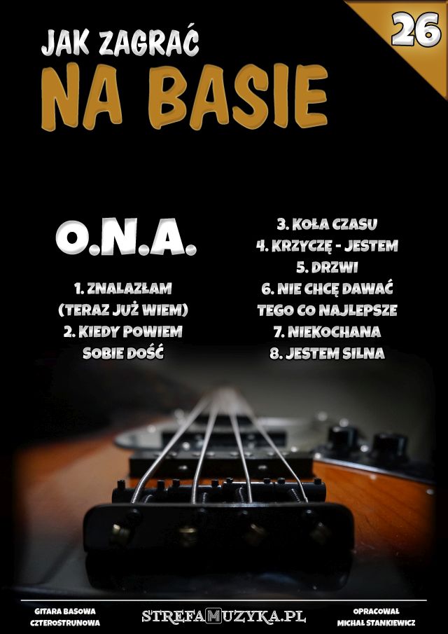 4 STRUNY Jak zagrać na basie #26 - O.N.A. - Gitara Basowa - Strefa Muzyka